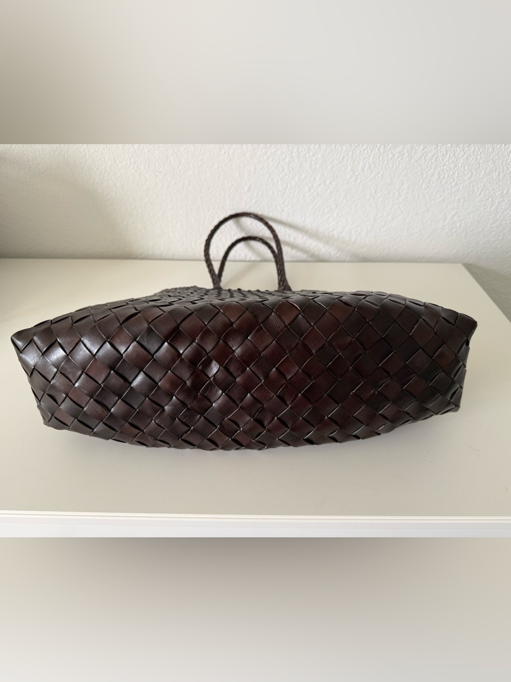 Dragon Diffusion Santa Croce Bag Big Dark Brown - Picture 10 of 13
